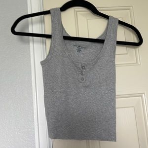 Brandy Melville Grey cropped tank top
